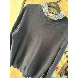 Sweter z koszulą męski rozmiar xxl